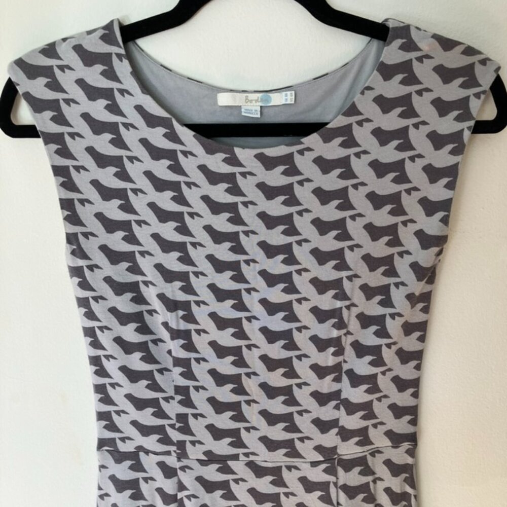 Boden Jersey Gray Dress Size 4